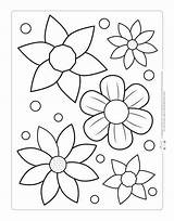 Coloring Flowers Easter Pages Printable Kids Itsybitsyfun Flower Spring Colouring Visit Choose Board Popular Blogx Info sketch template