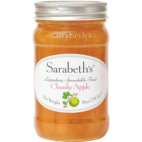 sarabeths chunky apple preserves condiments food gifts shop  exchange