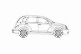 Cruiser Pt Chrysler Car Sold Drawing Cars sketch template