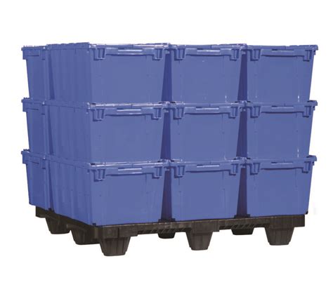 storage containers heavy duty plastic totes prostack