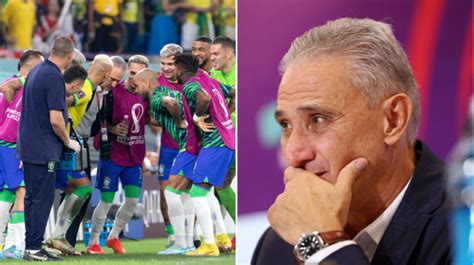 world cup tite defends brazil celebrations after roy keane criticism