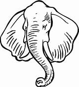 Elephant Coloring Pages sketch template