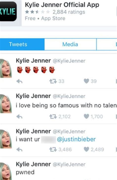 kylie jenner s twitter account hacked