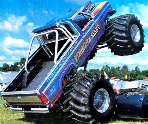 pin  rollingdigger  monster trucks  born bulky big monster trucks monster trucks
