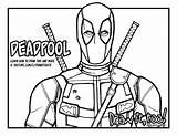 Deadpool Coloring Drawing Pages Draw Too Drawittoo Chibi Merc Mouth Favorite Everybody Getdrawings sketch template