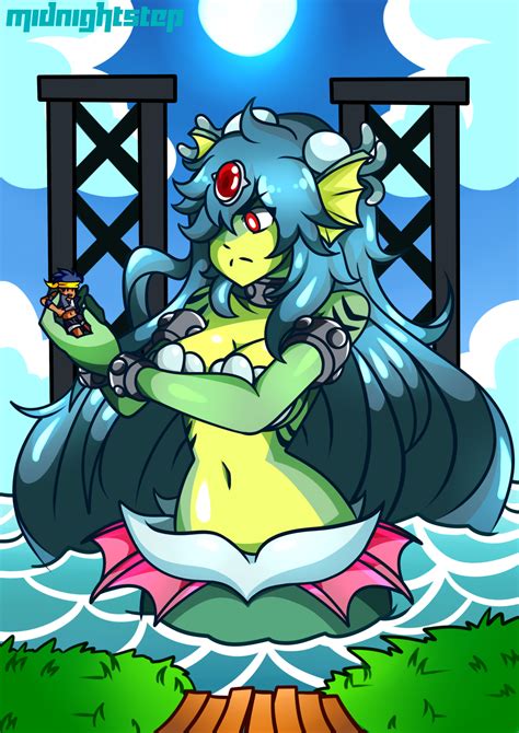 Giga Mermaid And Bolo By Midnightstep Shantae Know