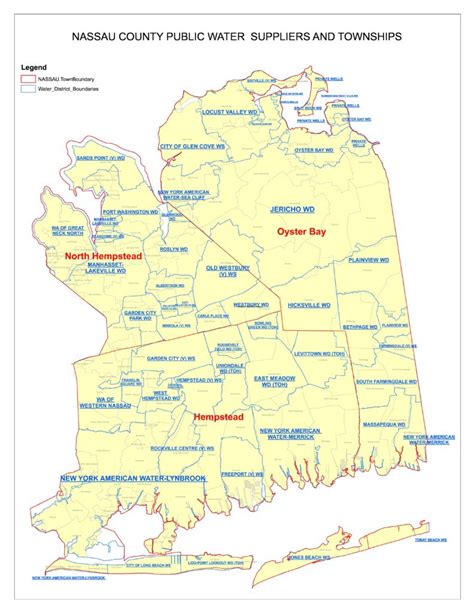 Nassau County Map Backflow Prevention Services