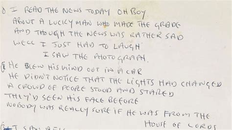 John Lennon S Handwritten Lyrics Fetch 1 2 Million At Auction Fox News