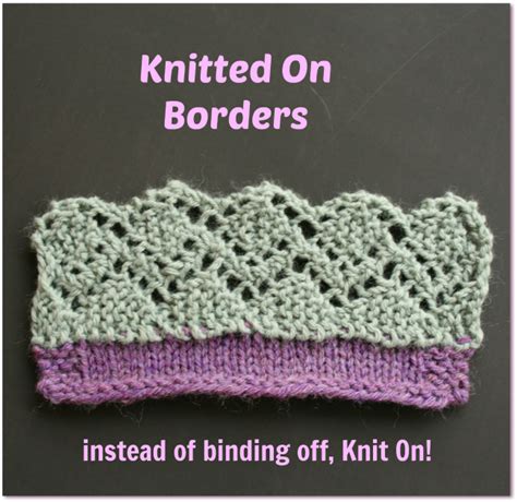 knitted  borders