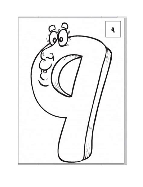 numbers   coloring pages coloring pages