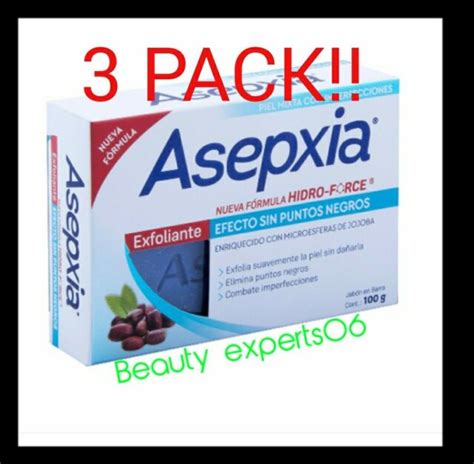3 asepxia exfoliante efecto sin puntos negros 100g bar of acne