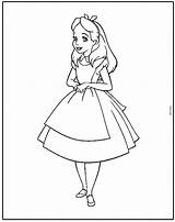 Alice Wonderland Coloring Pages Disney Cartoon Characters Printable Coloriage Pays Merveilles Des Book Au Sheets Character Sheet Drawing Colorier Imprimer sketch template