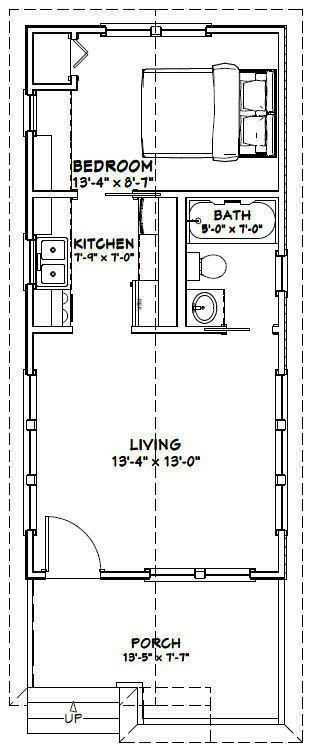 tiny house  sq ft  floorplan model   picclick house layout