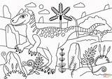 Ausmalbilder Allosaurus Dinozaur Rodzaj Kolorowanka Drukuj sketch template