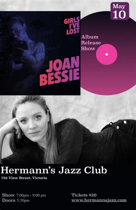 joan bessie girls ive lost album release tour hermann s jazz club