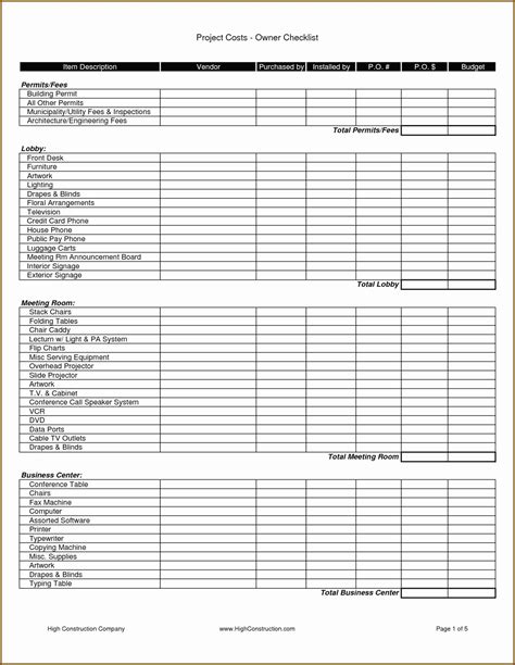 cam reconciliation excel template