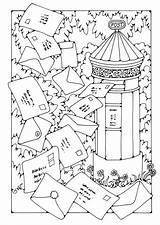 Poste Casetta sketch template