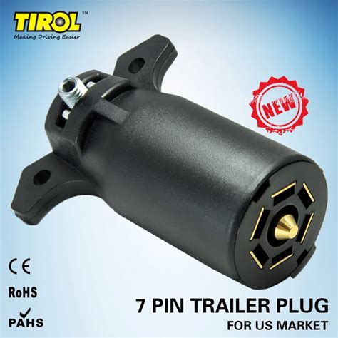 tirol   trailer plastic plug   rv blade connector trailer adapter  tow bar towing