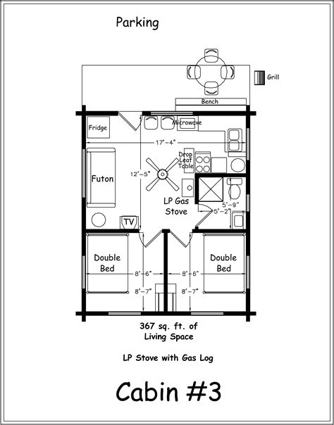 archers poudre river resort cabin  plan maison maison