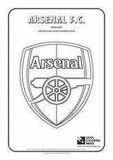 Logo Coloring Pages Cool Arsenal Soccer Logos Club Football Team Fc Atletico Madrid Real Juventus sketch template