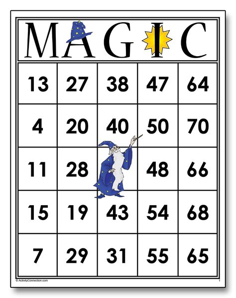 magic bingo cards marketplace