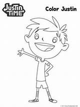 Coloring Pages Kids Justin Time Sprout Universal Decorating Cake sketch template
