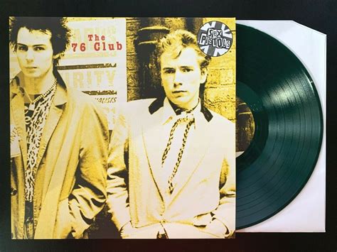 the sex pistols the 76 club sierox green colored vinyl sid vicious