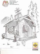 Coloring Shed Pages Printable Wood Barn Sheds Scenic Kids Plans Adult Color Woodworking Templates Painting Country Drawings Landscape Idaho Designlooter sketch template