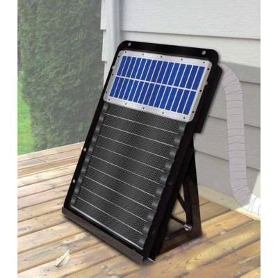 portable interiorexterior solar thermal air heater home home depot  solar