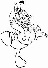 Duck Pato Daffy Pulando Alegria Printen Kleurprentje Kleuren Tudodesenhos Pintar sketch template