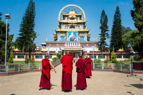 guide  namdroling monastery  bylakuppe india lost  purpose