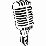 Microphone Transparent Clipart Vector Clip Drawing Microphones Library sketch template