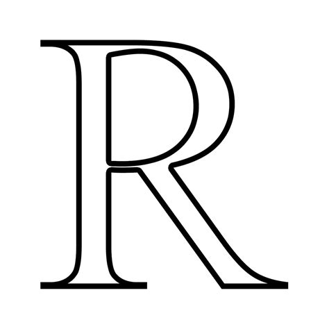 Letra R Para Colorear Letras Moldes De Letras Y Dibujos Sexiz Pix