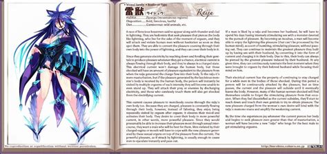 New Monster Girl Encyclopedia Character Raiju Anime Amino