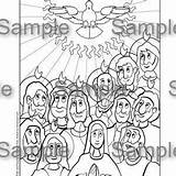 Creed Nicene Catholic Pages Coloring Holy Apostolic Church sketch template