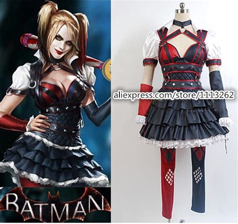 Batman Harley Quinn Costumes Suicide Squad Cosplay Outfit Halloween