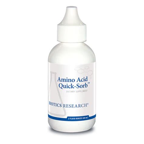 Amino Acid Quick Sorb Liquid Amino Acids 2 Oz Liquid