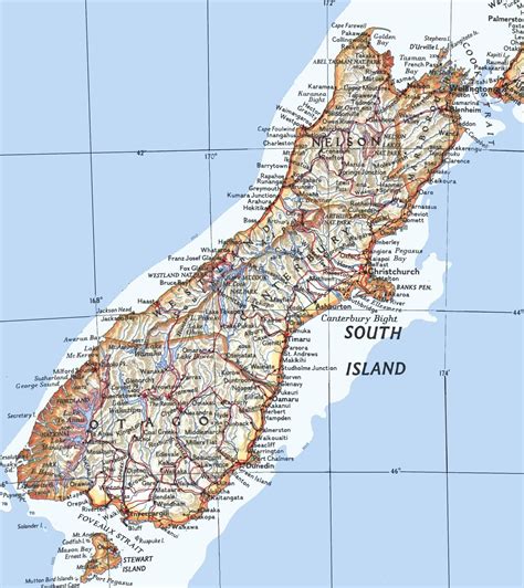 zealand map