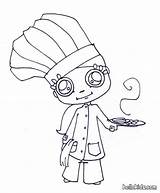 Chef Coloring Cooking Little Hat Pages Chefs Color Mexican Print Printable Cake Fish Kids Online sketch template