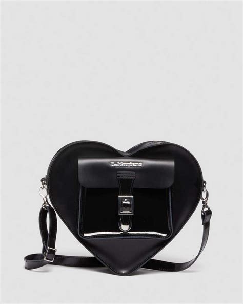 heart shaped leather backpack dr martens official