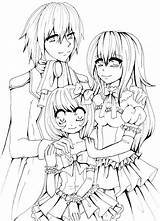 Family Anime Drawing Manga Sketch Portrait Coloring Pages Drawings Deviantart Template Wip Getdrawings Paintingvalley sketch template