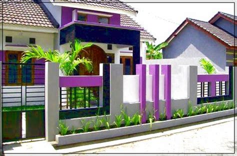 warna cat pagar rumah  bagus  serasi  rumah