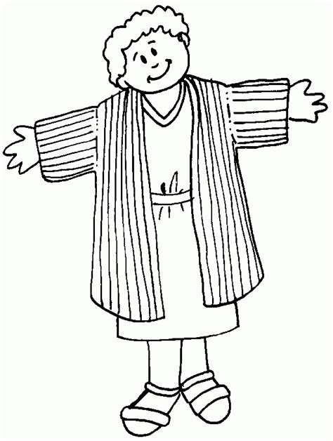 bible coloring pages joseph coloring home