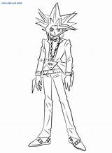 Yu Gi sketch template