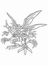 Digimon Kleurplaten Animaatjes Kabuterimon Malvorlage sketch template