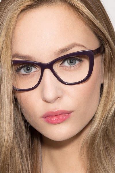 Charlotte Purple Women Acetate Eyeglasses Eyebuydirect