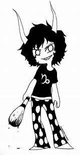 Gamzee Homestuck sketch template