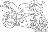 Coloring Motorbike Motorcycle Easy Honda Pages Sketch Colour Drawing Bike Motor Bikes Colorings Drawings Dirt Sketches Background Paintingvalley Getcolorings Getdrawings sketch template