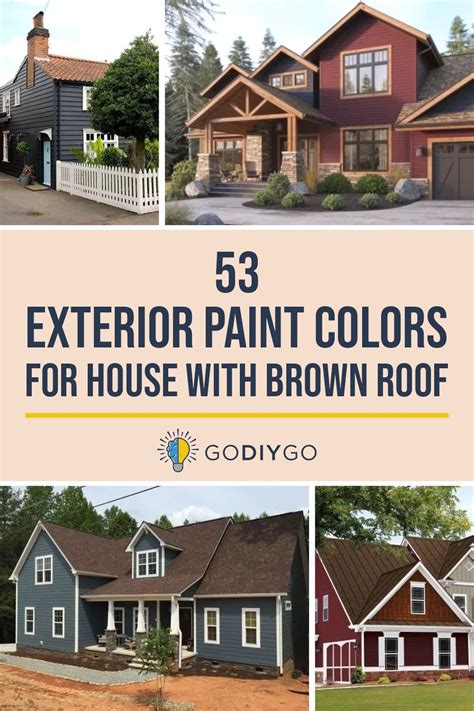 exterior paint colors  house  brown roof godiygocom exterior paint colors