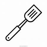 Spatula Template Coloring Pages sketch template